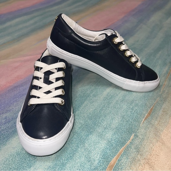 LILLY PULITZER Lux Hallie Sneaker navy women’s size 6 - Picture 3 of 9